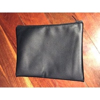 Make Up Bag - BLACK - sticky zipper