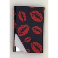 Business Card Holder - Red Lips