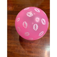 Balloons - Pink with White Lips