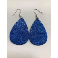 Earrings Teardrop - Bright Blue