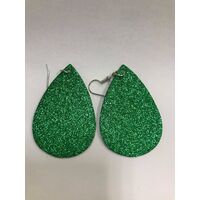 Earrings Teardrop - Green