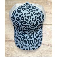 Grey Leopard Baseball Hat
