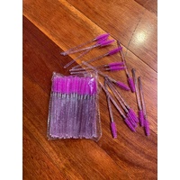 Mascara Wands (100) - Purple Glitter