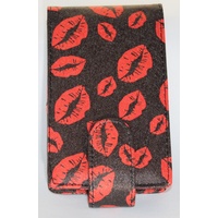 Lip Print Pouch - RED
