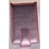 Metallic Baby Pink Pouch