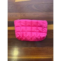 Quilted Make up Bag PINK