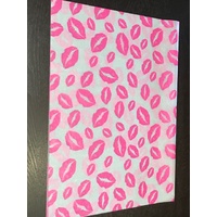 Tissue paper (100 Sheets) - Pink Lips