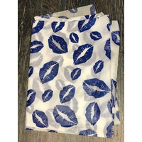 Tissue paper (100 Sheets) -Blue Lips