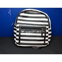 Backpack Wowing Bag Black/White Stripe 