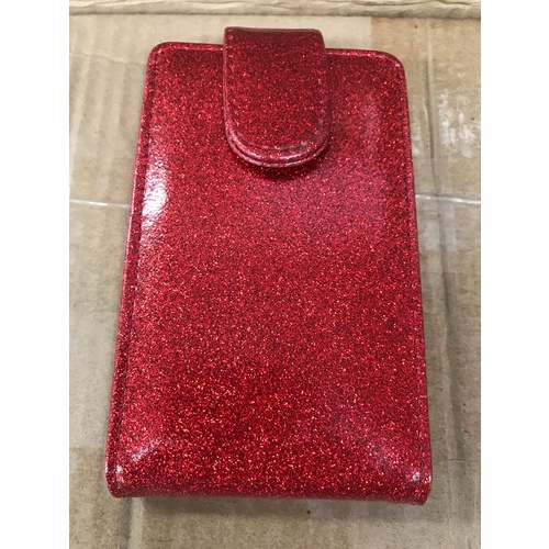 Red sparkle Pouch